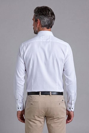 Bisse Yeşil Regular Fit Cepsiz Uzun Paşa Yaka Gömlek GMARS261038_47