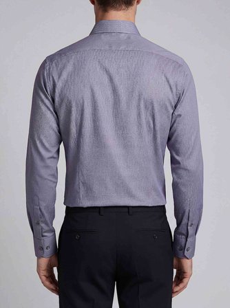 Bisse Lacivert Regular Fit Cepsiz Uzun İtalyan Yaka Gömlek BSGMARS26324_39