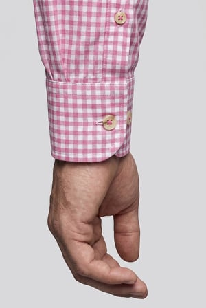 Bisse Pembe Regular Fit Pamuk Cepsiz Uzun Yaka Gömlek GMEKS261065_C29