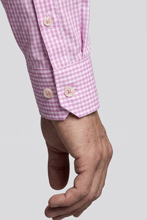 Bisse Pembe Regular Fit Cepsiz Uzun Paşa Yaka Gömlek GMEKS261040_C29