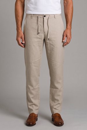 Bisse Bej Keten Jogger İpli̇ Spor Pantolon PNS26Y26110_07