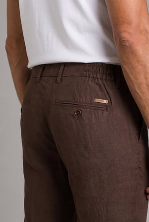 Bisse Kahverengi Keten Jogger İpli̇ Spor Pantolon PNS26Y26110_C11