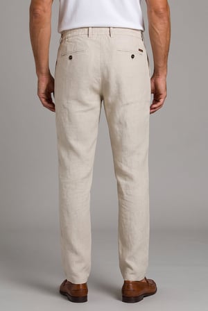 Bisse Bej Keten Jogger İpli̇ Spor Pantolon PNS26Y26109_07