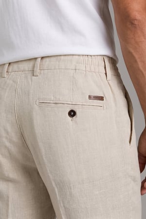 Bisse Bej Keten Jogger İpli̇ Spor Pantolon PNS26Y26109_07