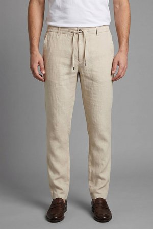 Bisse Bej Keten Jogger İpli̇ Spor Pantolon PNS26Y26109_07