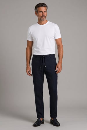 Bisse Lacivert Keten Jogger İpli̇ Spor Pantolon PNS26Y26109_39