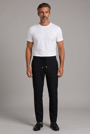 Bisse Siyah Jogger İpli̇ Spor Pantolon PNS26Y26105_D-90