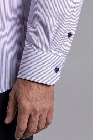 Bisse Kırmızı Regular Fit Pamuk Cepsiz Uzun Paşa Yaka Gömlek GMCZG261031_E24