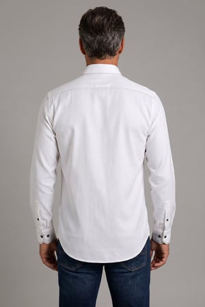 Bisse Bej Regular Fit Cepsiz Uzun Paşa Yaka Gömlek GMOKS261032_C07