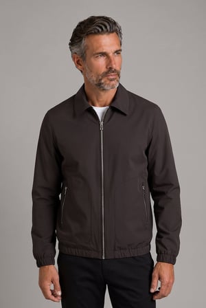 Bisse Kahve Regular Fit Bebe Yaka Mont MN26Y26001_C11