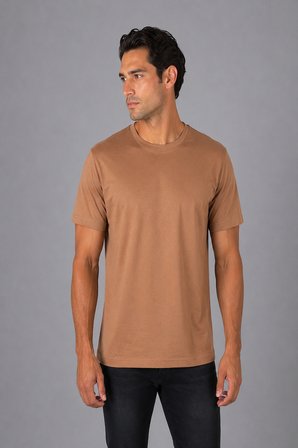 Bisse Taba Bisiklet Yaka T-shirt TS26Y26100_D13