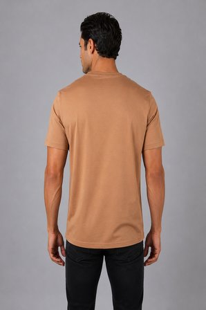 Bisse Taba Bisiklet Yaka T-shirt TS26Y26100_D13