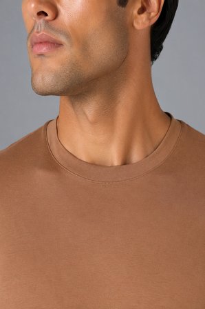 Bisse Taba Bisiklet Yaka T-shirt TS26Y26100_D13