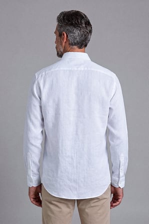 Bisse Beyaz Bi̇sse Paşa Yaka Uzun Kol Gömlek GMKTN261108_01