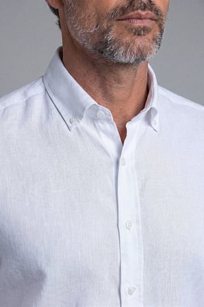 Bisse Beyaz Bi̇sse Paşa Yaka Uzun Kol Gömlek GMKTN261108_01