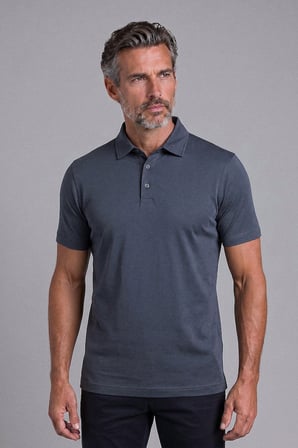 Bisse Antrasıt Bisse Studio Gömlek Yaka Düğmeli̇ T-shirt BSTS26Y26323_D58