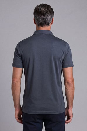 Bisse Antrasıt Bisse Studio Gömlek Yaka Düğmeli̇ T-shirt BSTS26Y26323_D58