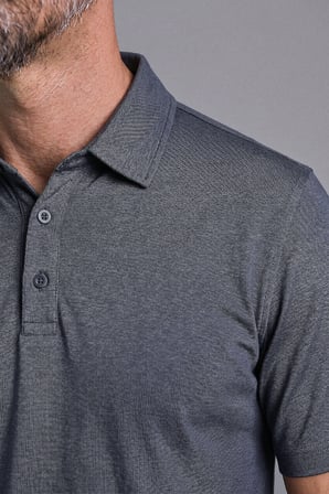 Bisse Antrasıt Bisse Studio Gömlek Yaka Düğmeli̇ T-shirt BSTS26Y26323_D58