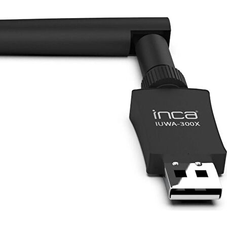 Inca IUWA-300X 300 Mbps 11N Harici 5Dbi Anten Wireless Adaptör