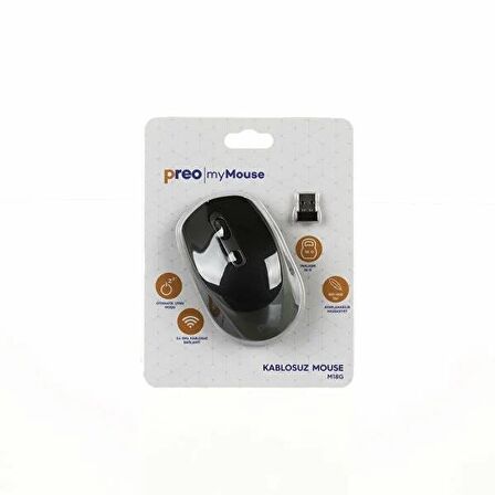 Preo My Mouse M18G Wireless  Mouse( Gri )