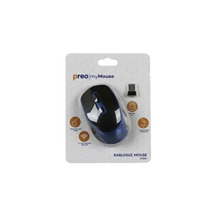 Preo My Mouse M18M Wireless Mouse ( Mavi)