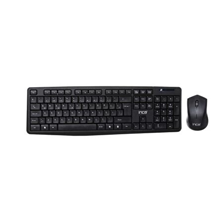 Inca IWS-538 Wireless Slim Dizayn Soft Touch Q Klavye & Mouse Set