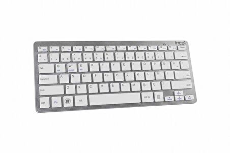 Inca IBK-569BT Pilli Bluetooth Smart Silver Klavye