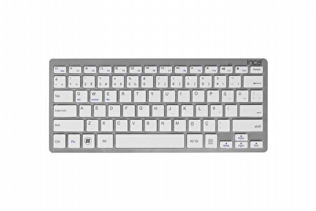 Inca IBK-569BT Pilli Bluetooth Smart Silver Klavye