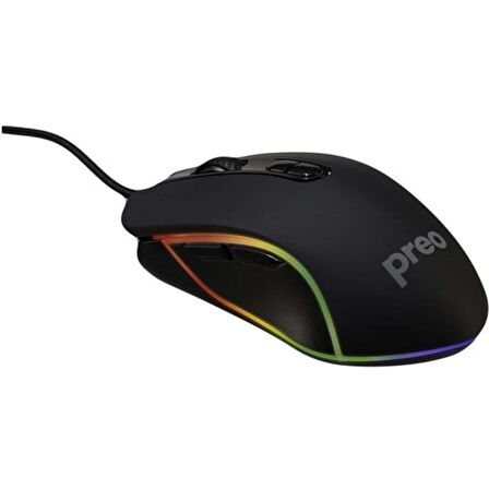 Preo MG15 Rgb Led Kablolu Gaming Mouse Siyah