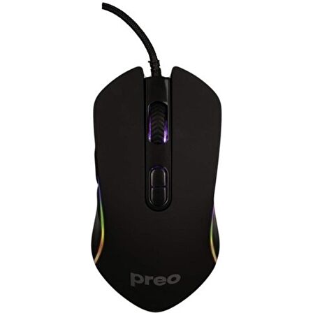 Preo MG15 Rgb Led Kablolu Gaming Mouse Siyah