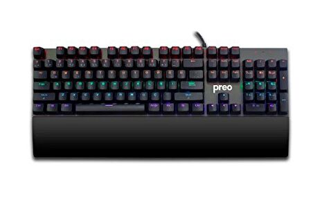 Preo Mg50 Plus Clicky Blue Switch Bilek Destekli Gaming Mekanik Klavye