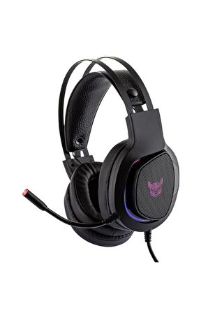 Rgh-01 Tyto Siyah Usb 7.1 Surround Rgb Gaming Mikrofonlu Oyuncu Kulaklığı Işıklı