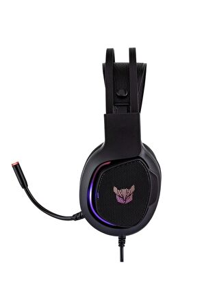 Rgh-01 Tyto Siyah Usb 7.1 Surround Rgb Gaming Mikrofonlu Oyuncu Kulaklığı Işıklı
