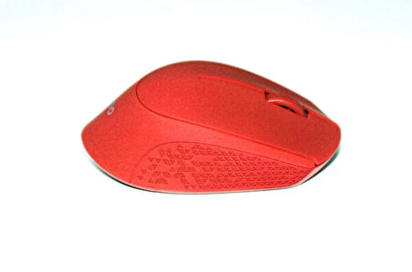 Preo M20 Kauçuk Kaplama Kablosuz Mouse Kırmızı