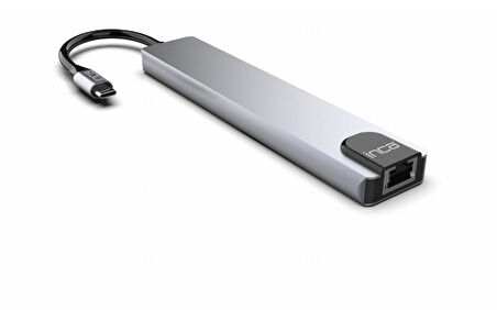 Inca ITPC-7T 8'li USB Tip-C aliminyum Hub