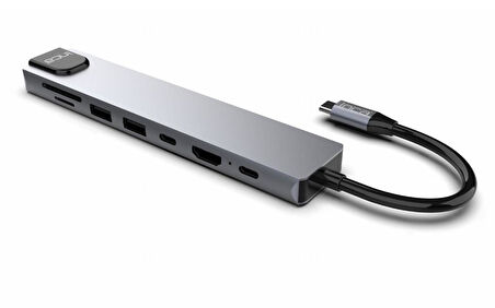 Inca ITPC-7T 8'li USB Tip-C aliminyum Hub