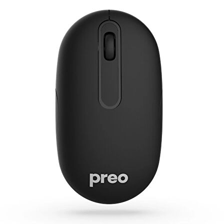 Preo M21 Şarj Edilebilir Pastel Kablosuz Sessiz Siyah Mouse
