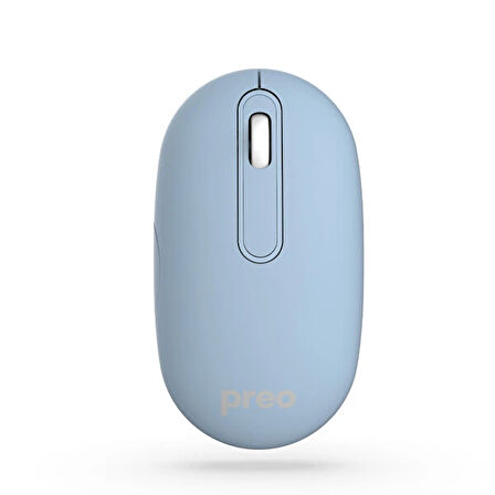 Preo M21 Şarj Edilebilir Pastel Kablosuz Sessiz Mavi Mouse