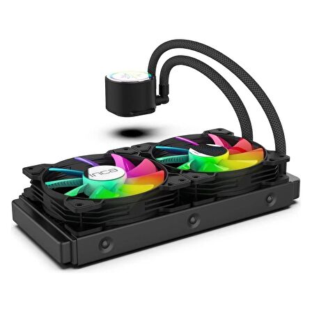 Inca ISS-02XN Intel/amd 2X120MM Argb LED Fanlı Am5 Control Remote Cpu Liquid Cooler