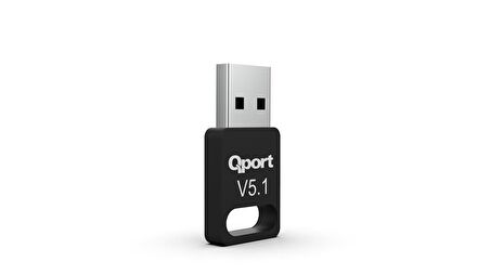 QPORT Q-BLU5.1 BLUETOOTH  5.1 USB ADAPTÖR DONGLE