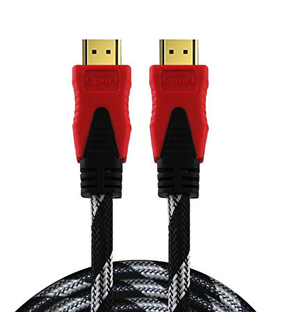 Qport Q-HDMI153 15m 2.0V 4K 60 Hz Altın uçlu kablo