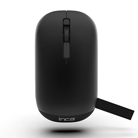 Inca IWM-242S Double Mod Bluetooth 5.4 + 2.4G Wireless Şarjlı Sessiz Mouse | 500mAh Batarya | 800/1200/1600 DPI | Sağ-Sol El Kullanımı | Manyetik Kapak | El Tipi Tasarım | LED Göstergeli | Type-C Şarj | Windows, Mac, Android Uyumlu