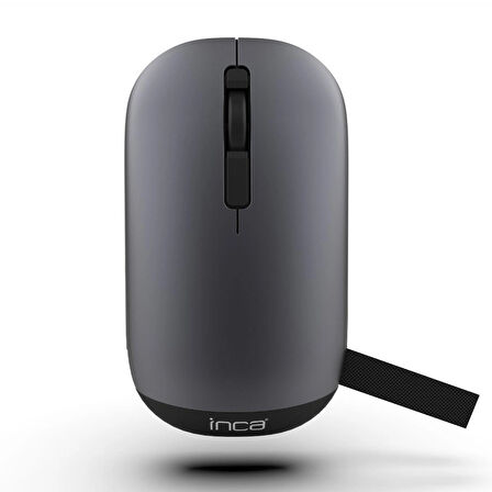 Inca IWM-242G Bluetooth 5.4 + 2.4G Kablosuz Sessiz Optik Mouse | Çift Modlu Bağlantı | 500mAh Şarjlı Batarya | 800-1600 DPI | Manyetik Kapak | Sağ-Sol El Kullanımı | El Tipi Ergonomik Tasarım | LED Göstergeli | Type-C Şarj | Windows, Mac, Android Uyu