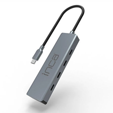 Inca ITPT-4TX Type-C HubX4 Type-C Port 3.1 10Gbps  Çoklayıcı  Aluminyum Kasa 