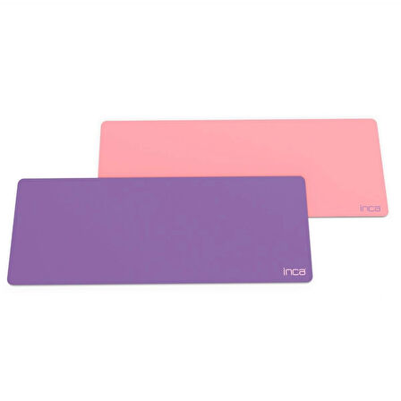 IMP-019 PU Deri Mousepad Çift Taraflı Masa Matı 80x30 Kaymaz Su Geçirmez