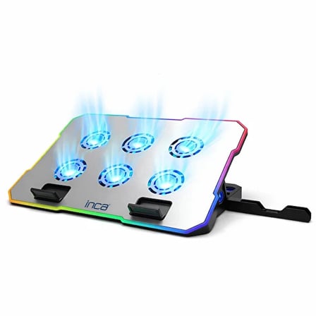 Inca Inc-618gms Empousa 9"-17" RGB Led 6x60 mm 2400rpm 2xUSB Gamıng Notebook Soğutucu