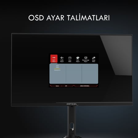 INCA 27" IPS ILM-272KXG 0.5ms 300Hz HDMI-DP Pivot Gaming Monitör 2560 X 1440