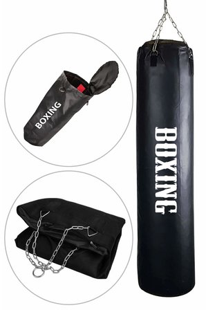 Doldurulmamış Boş Boks Torbası ve Zincir Takımı