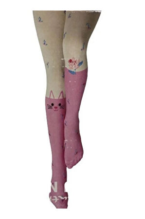 Kız Çocuk Fleur Külotlu Çorap 7222