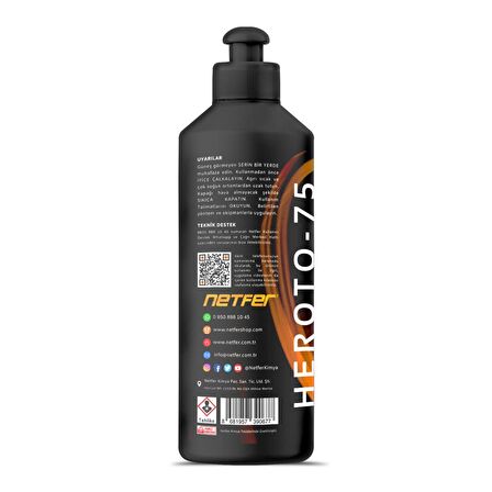 Netfer Heroto-75 Kılcal Çizik Giderici İnce Pasta - 500 mL